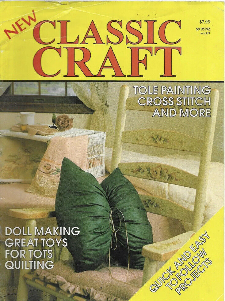 Magazine Classic Craft Folk Art Book Company Australia W Sticker NEW