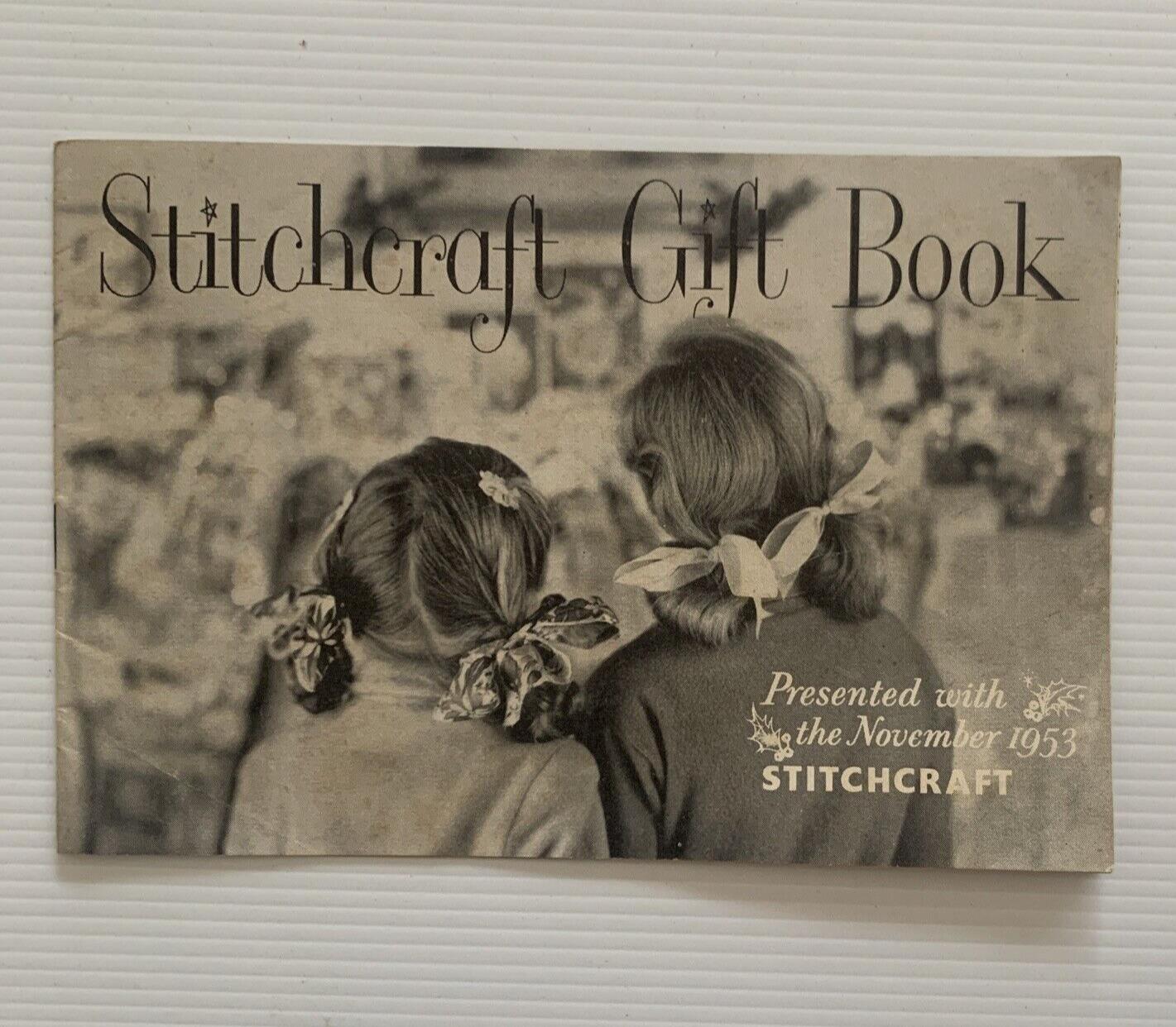 Vintage 1950’s Stitchcraft Gift Book November 1952 & 53  Craft Patterns Instruct