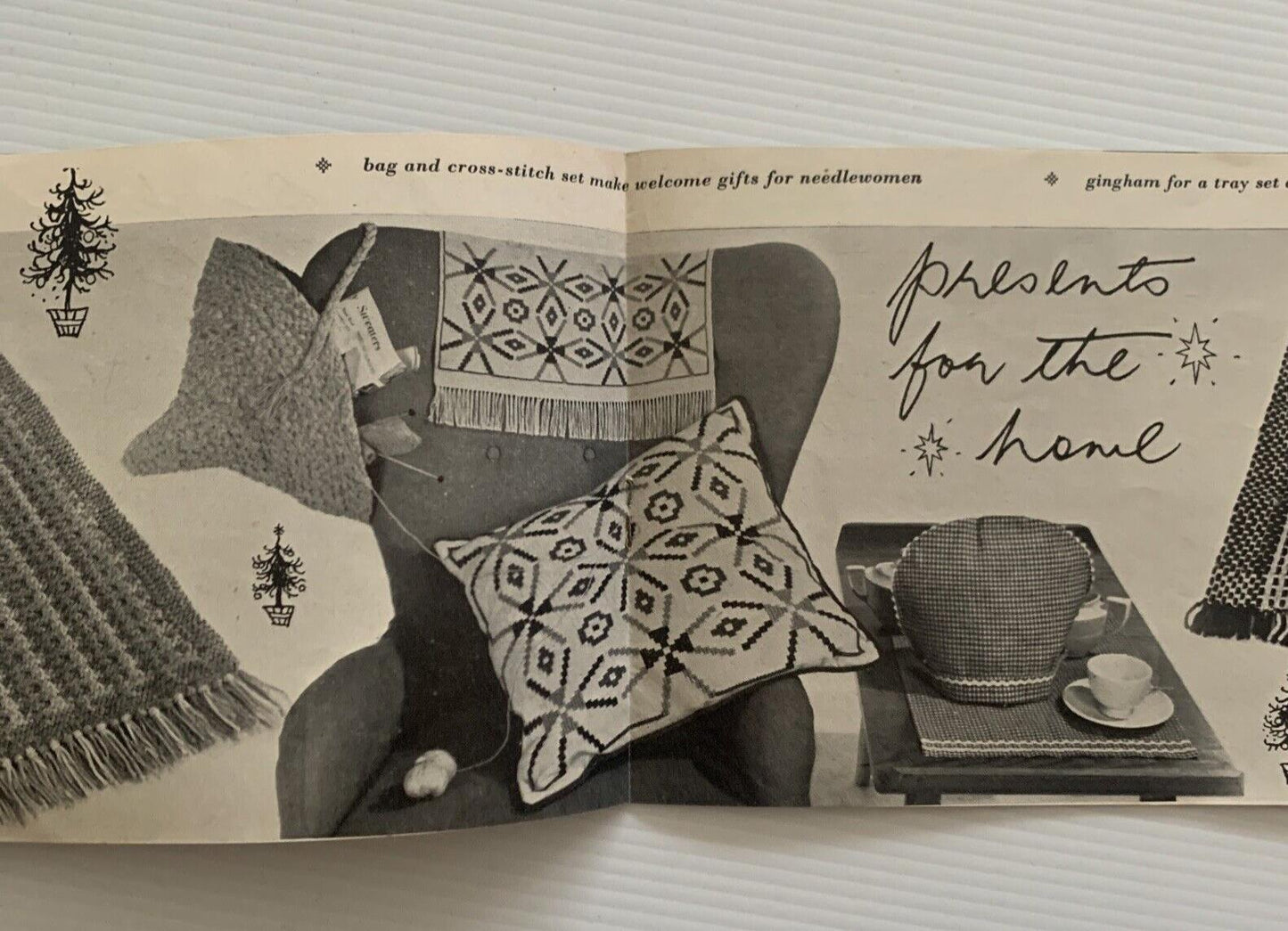 Vintage 1950’s Stitchcraft Gift Book November 1952 & 53  Craft Patterns Instruct