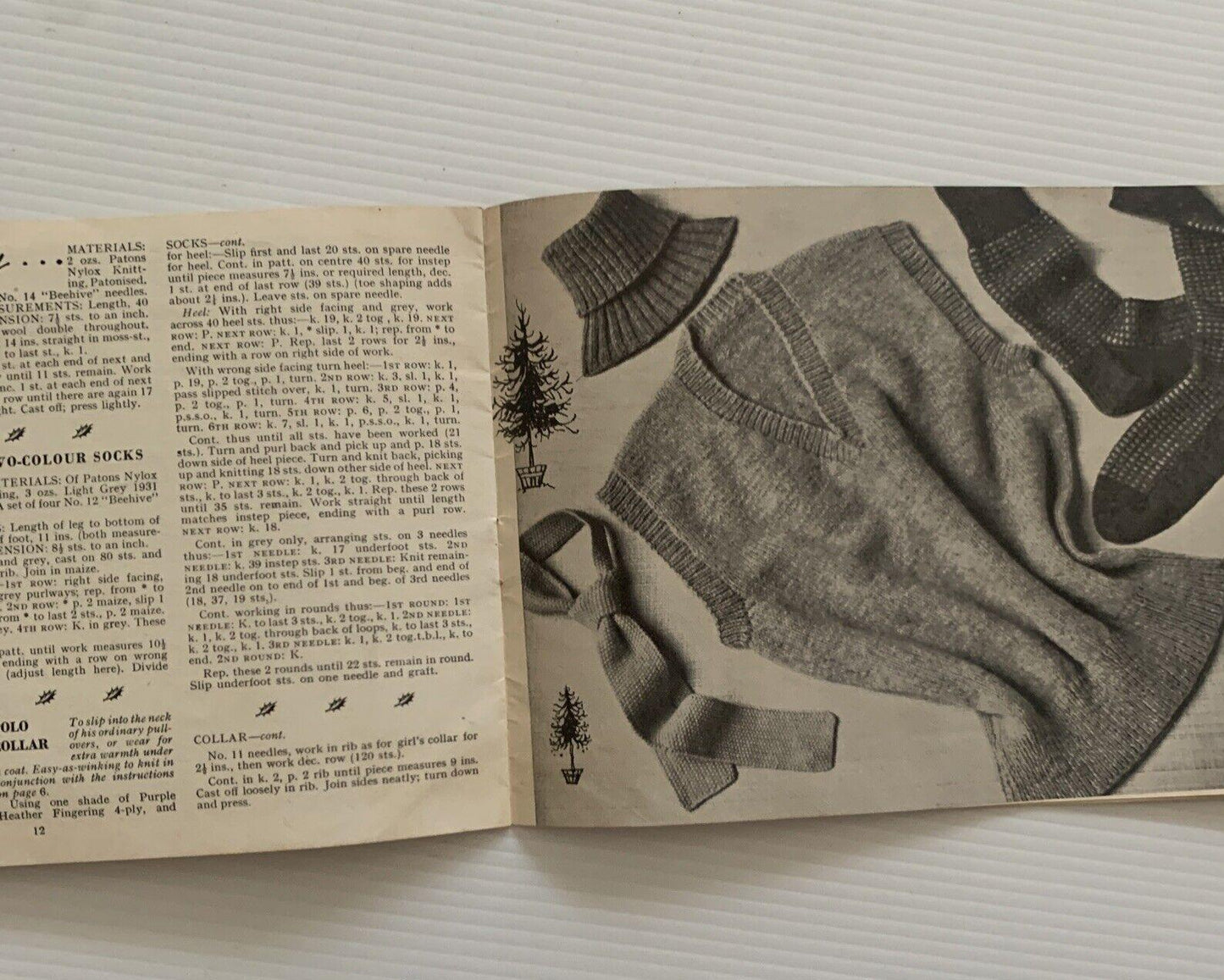 Vintage 1950’s Stitchcraft Gift Book November 1952 & 53  Craft Patterns Instruct