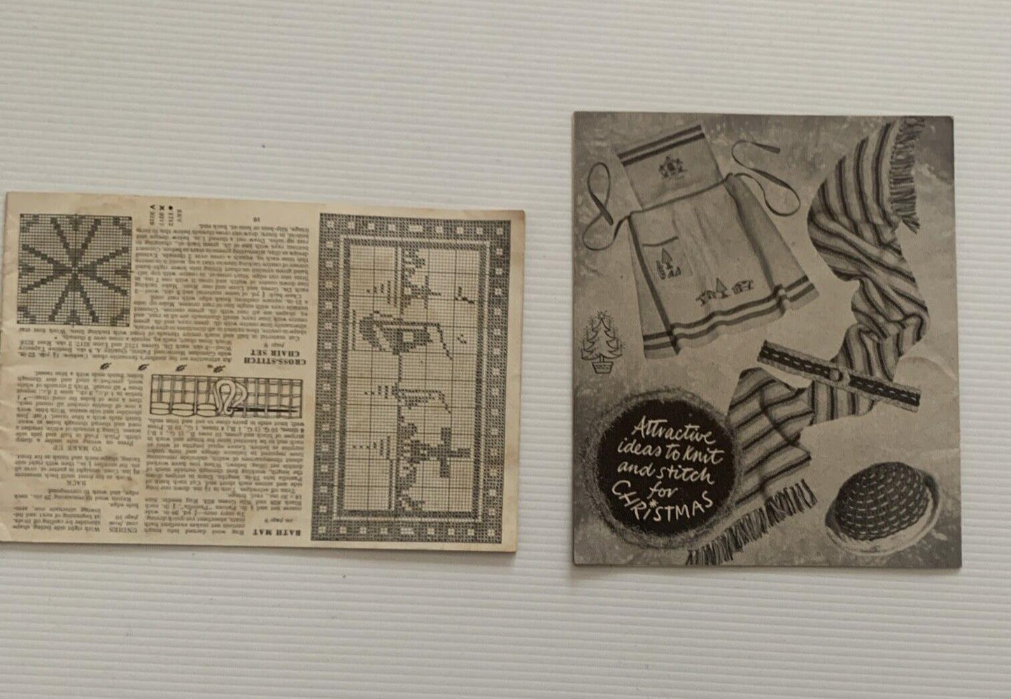 Vintage 1950’s Stitchcraft Gift Book November 1952 & 53  Craft Patterns Instruct