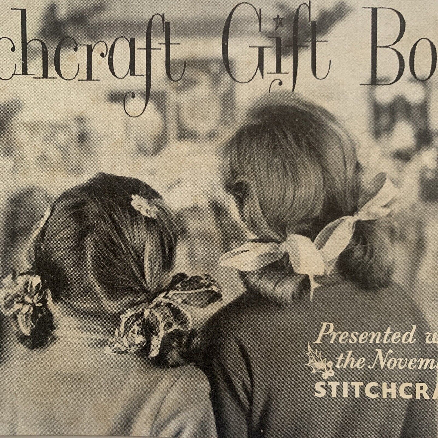 Vintage 1950’s Stitchcraft Gift Book November 1952 & 53  Craft Patterns Instruct
