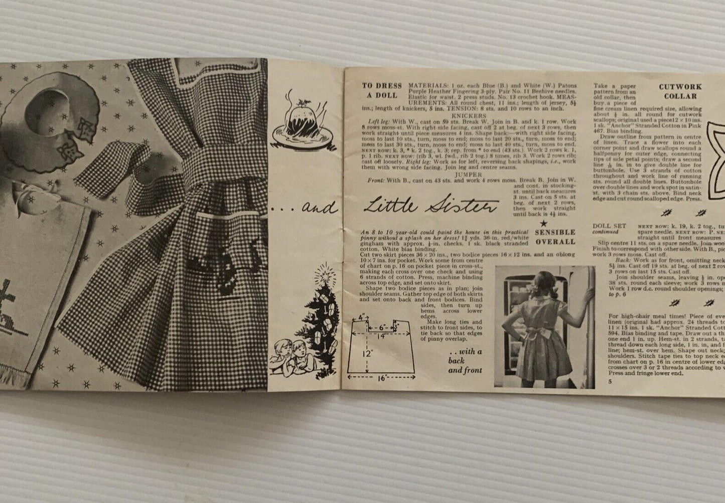 Vintage 1950’s Stitchcraft Gift Book November 1952 & 53  Craft Patterns Instruct