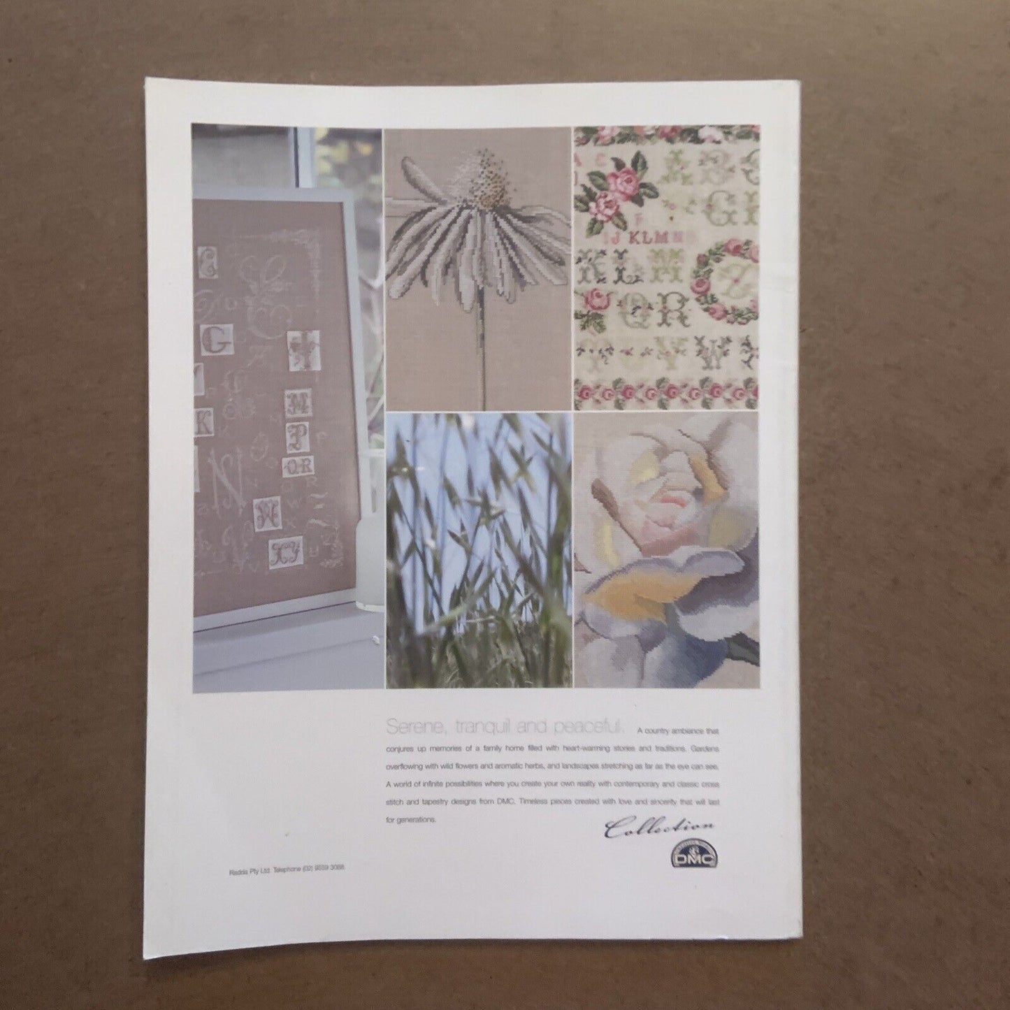 AUSTRALIAN HOMESPUN EMBROIDERY STITCHING AT IT'S FINEST NO 1 First Issue