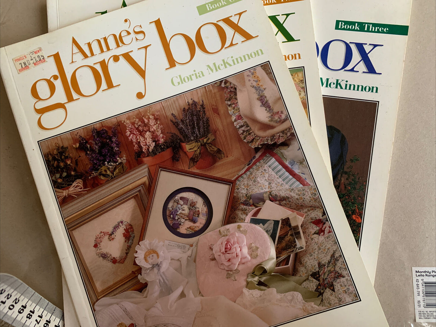Anne's Glory Box 1 | 2 |3 Embroidery Quilting Decoupage Smocking 3 Issues
