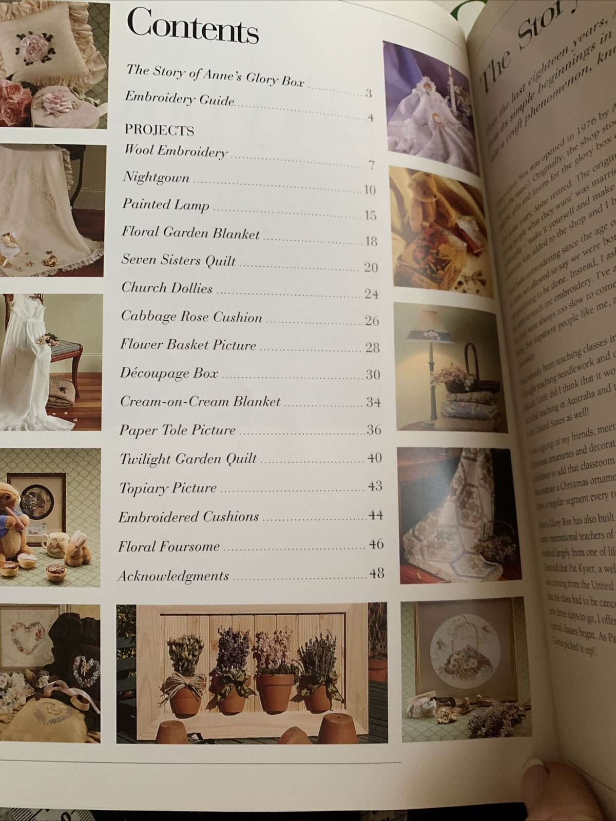 Anne's Glory Box 1 | 2 |3 Embroidery Quilting Decoupage Smocking 3 Issues