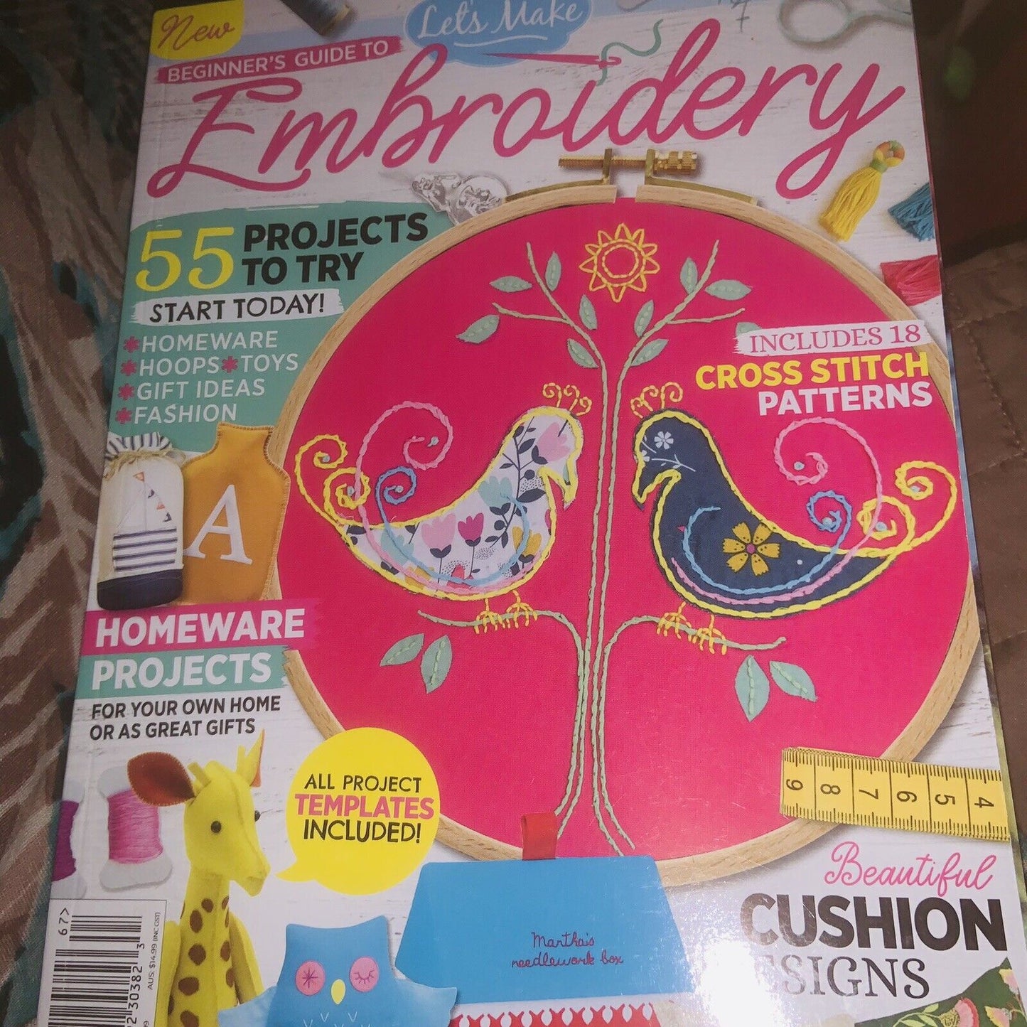 Bookazine Beginner’s Guide To Embroidery Let's Make 2021 Issue 67 Magazine  NEW