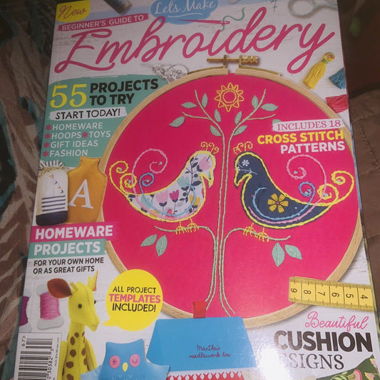 Bookazine Beginner’s Guide To Embroidery Let's Make 2021 Issue 67 Magazine  NEW