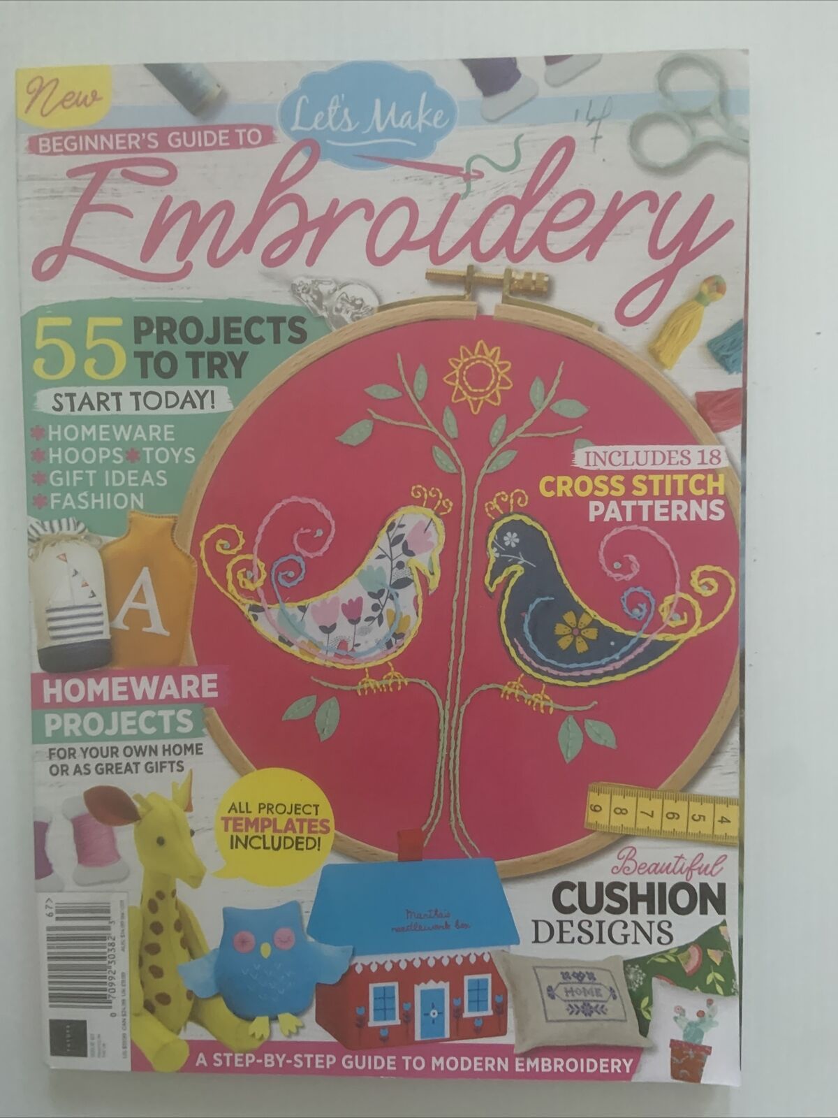 Bookazine Beginner’s Guide To Embroidery Let's Make 2021 Issue 67 Magazine  NEW