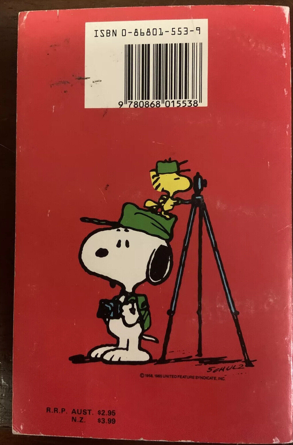 Snoopy Snaps SUPREME SPORTSMAN Charles Schulz 1986 Comic Tennis Funny Dog Teen