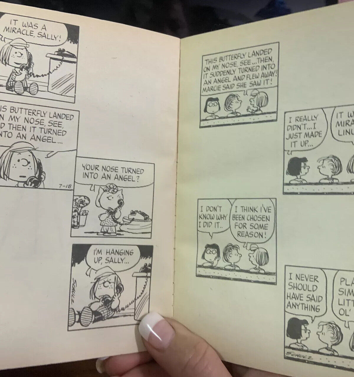 Snoopy Snaps SUPREME SPORTSMAN Charles Schulz 1986 Comic Tennis Funny Dog Teen