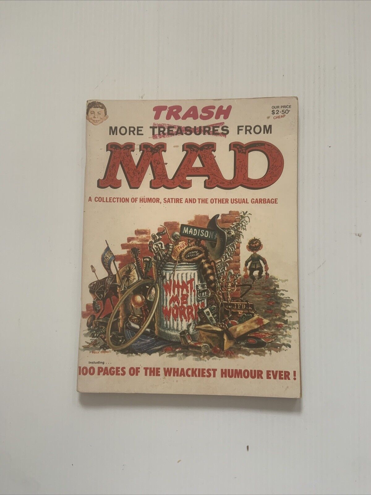 Comic MORE TRASH FROM MAD #1 1958 Very Good for Age B & W Lg PB Book