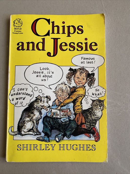 Comic Book CHIPS AND JESSIE By Shirley Hughes 1987 Fontana Young Lions