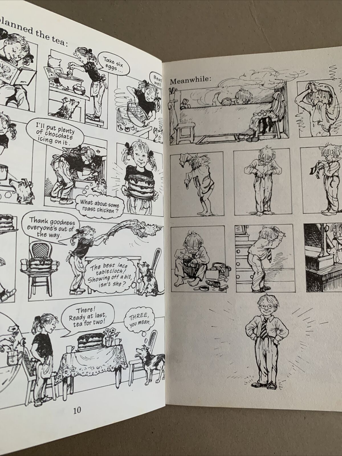 Comic Book CHIPS AND JESSIE By Shirley Hughes 1987 Fontana Young Lions