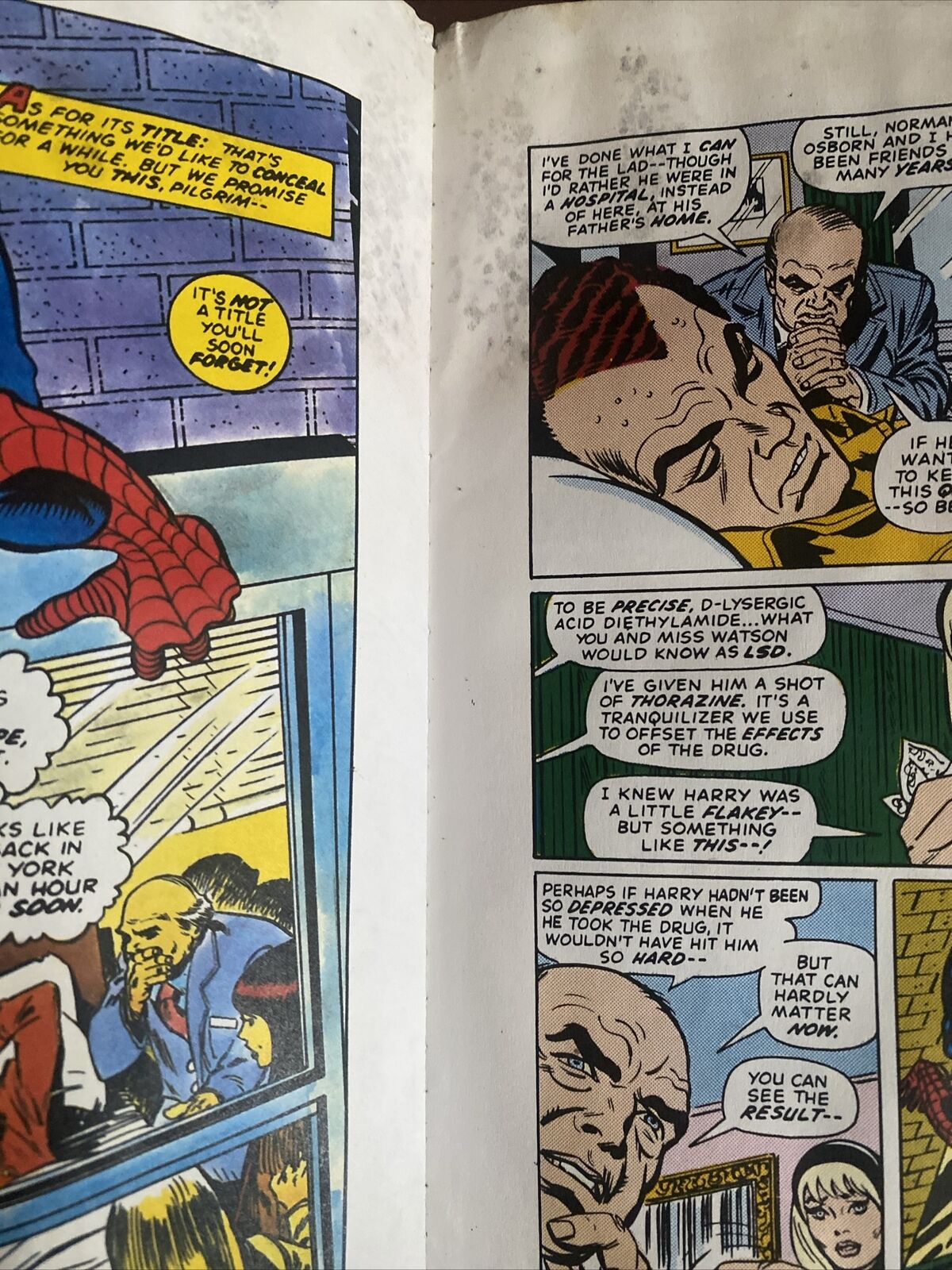 Spider Man Annual 1983 Marvel Coloured Comic Plates UK Edition HC Spiderman