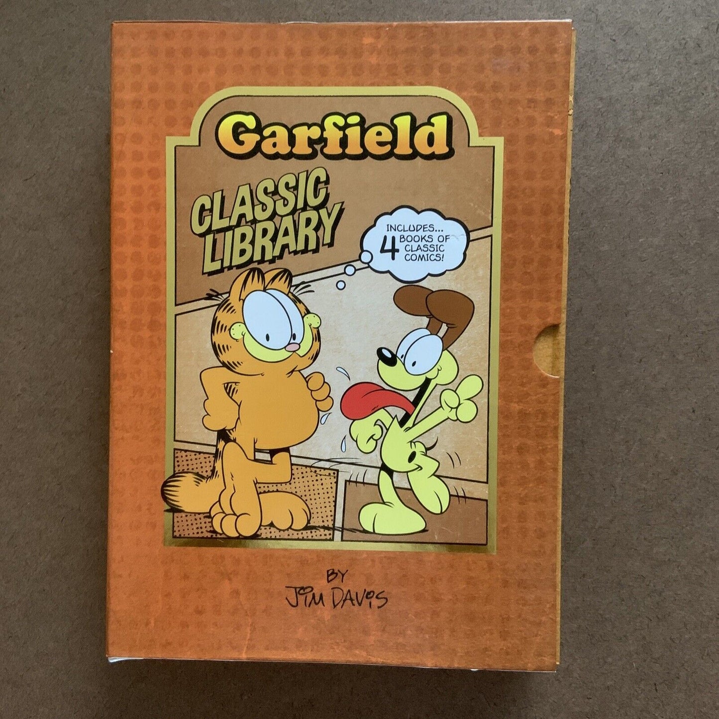 Comic Book GARFIELD CLASSIC LIBRARY Jim Davis Classic  + Slipcase 4X HC Book