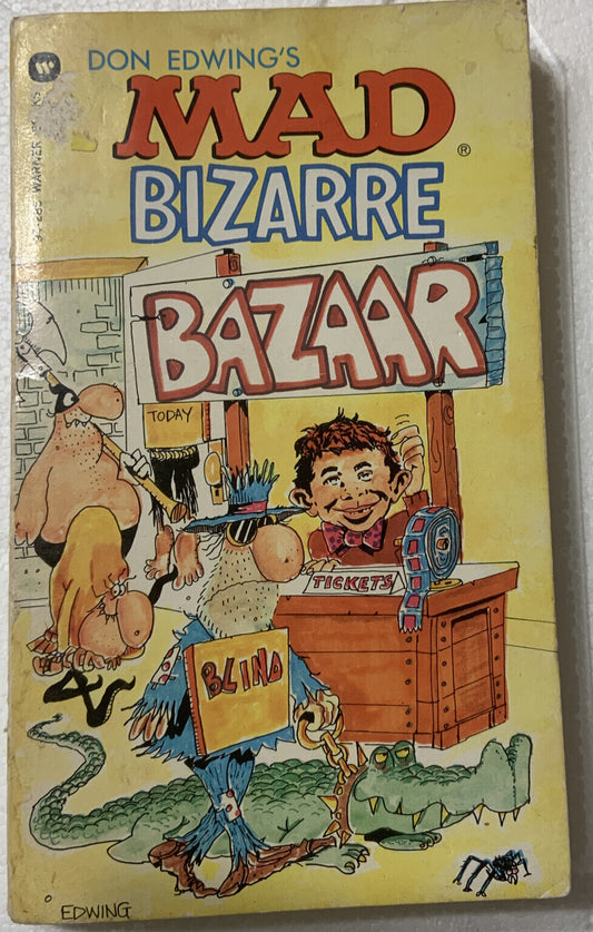 Comic MAD Bizarre Bazaar #1 Don Edwing 1980 Warner Books Pocket Book PB