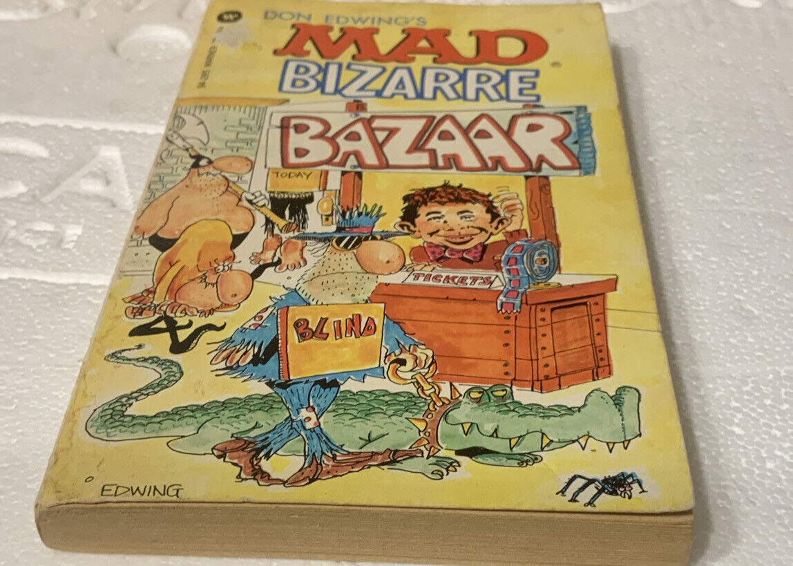 Comic MAD Bizarre Bazaar #1 Don Edwing 1980 Warner Books Pocket Book PB