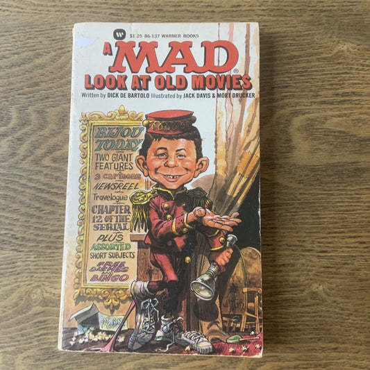Comic MAD Look At Old Movies  Don Edwing 1975 Pocket Warner Books PB Book