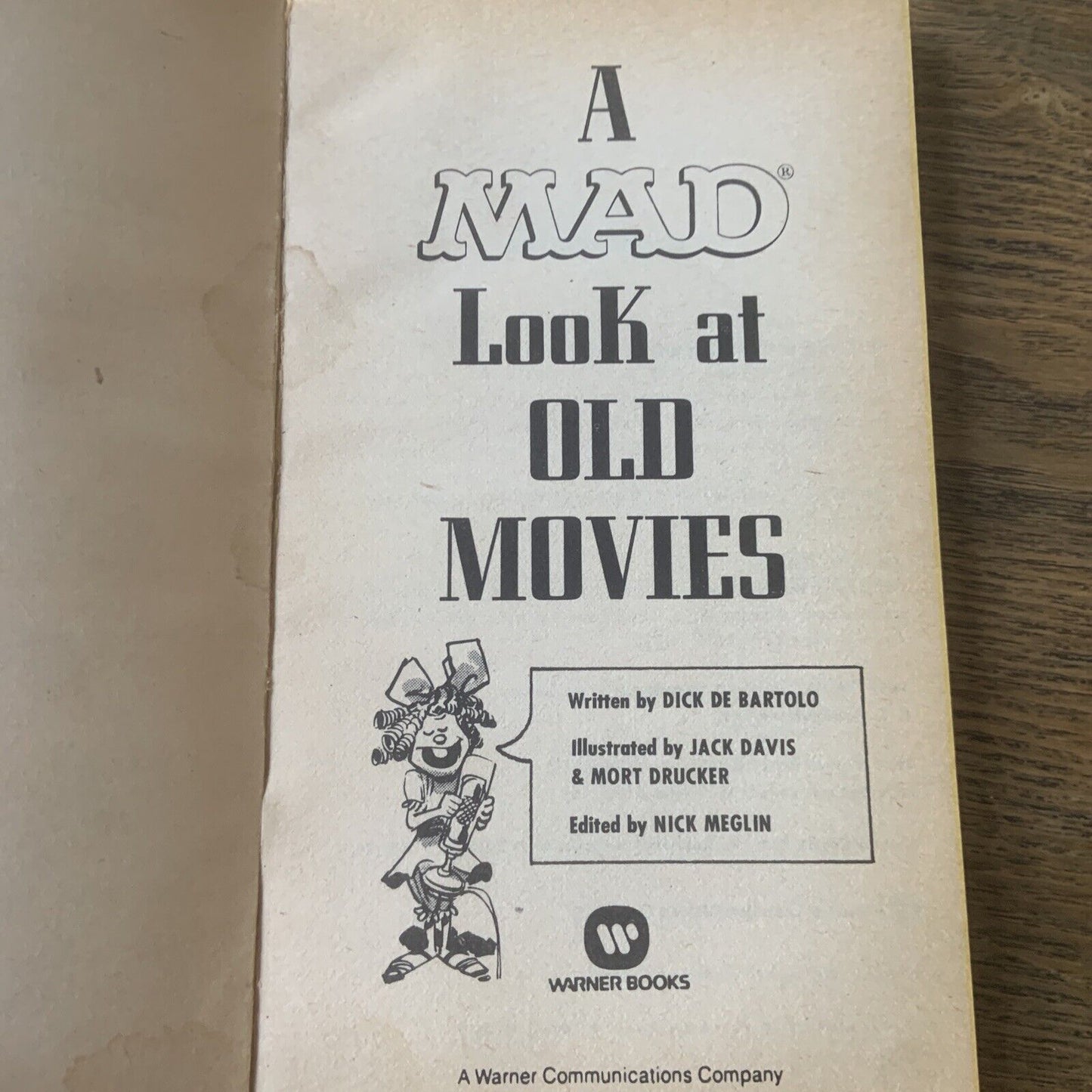 Comic MAD Look At Old Movies  Don Edwing 1975 Pocket Warner Books PB Book