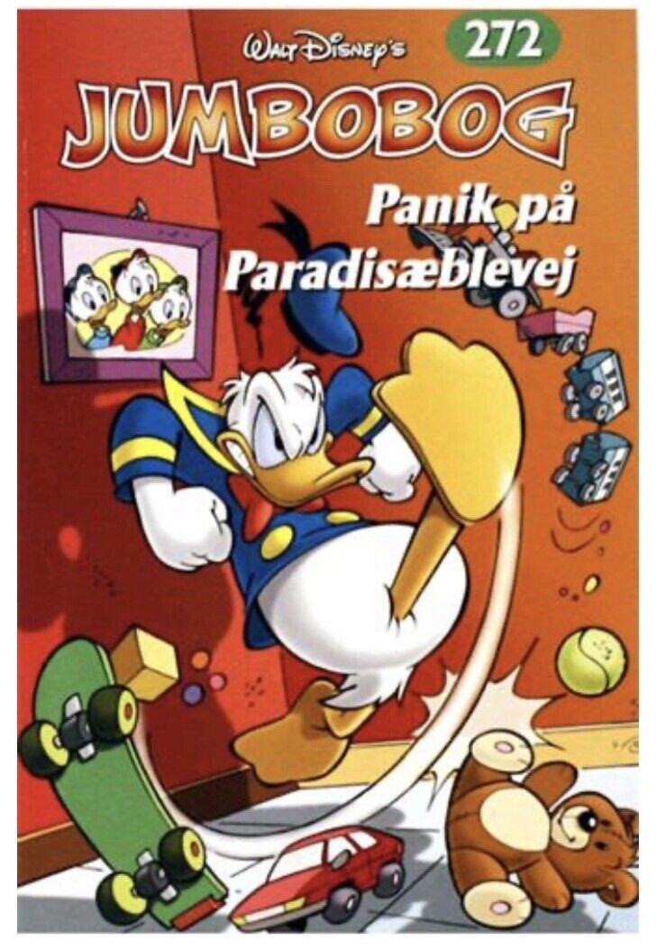Walt Disney’s  Danish Comic Jumbobog Nr. 272 Panik På Paradisæblevej Donald Duck