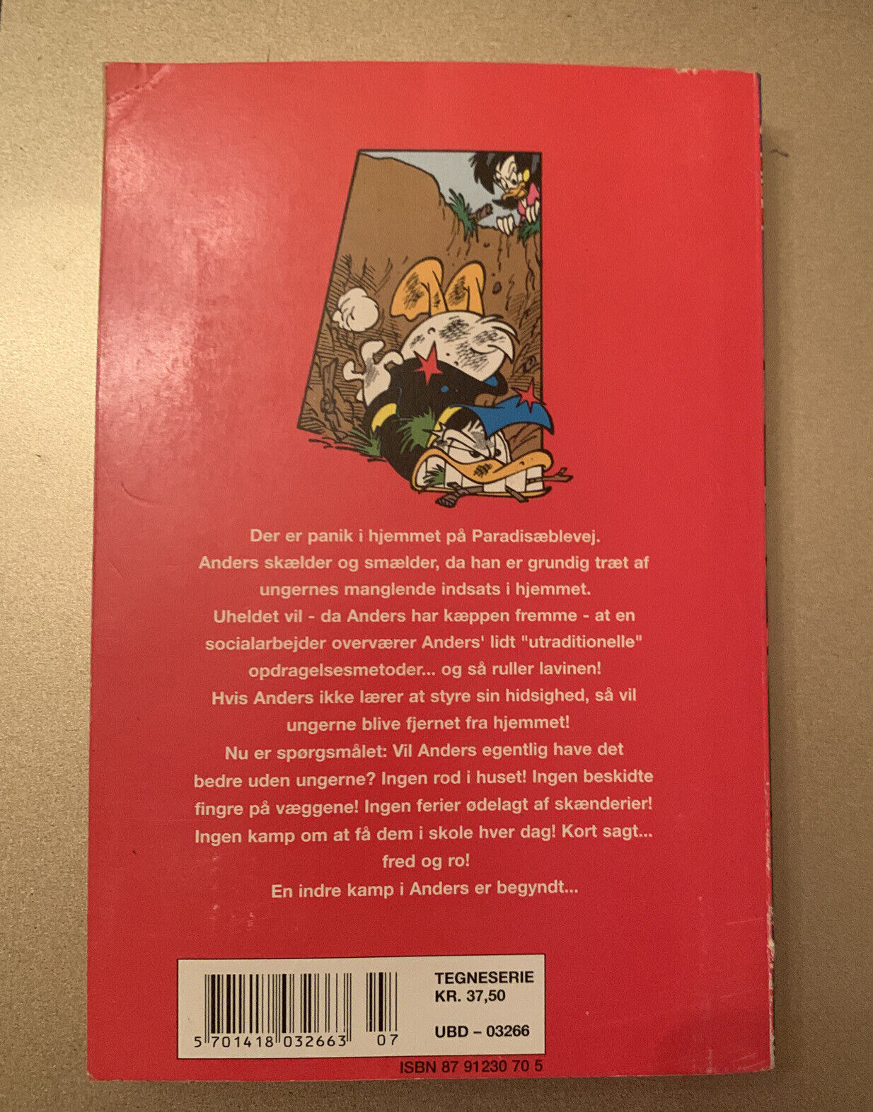 Walt Disney’s  Danish Comic Jumbobog Nr. 272 Panik På Paradisæblevej Donald Duck