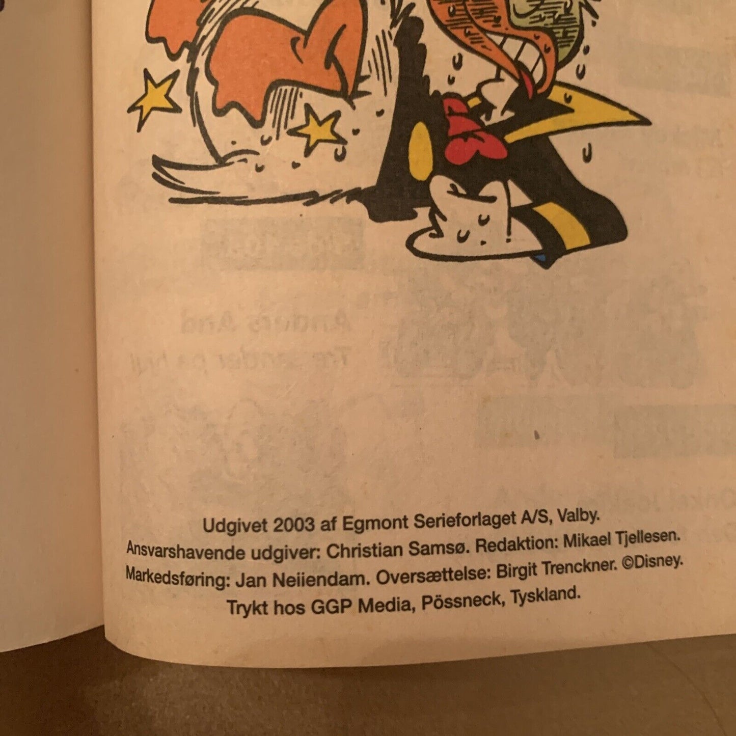 Walt Disney’s  Danish Comic Jumbobog Nr. 272 Panik På Paradisæblevej Donald Duck