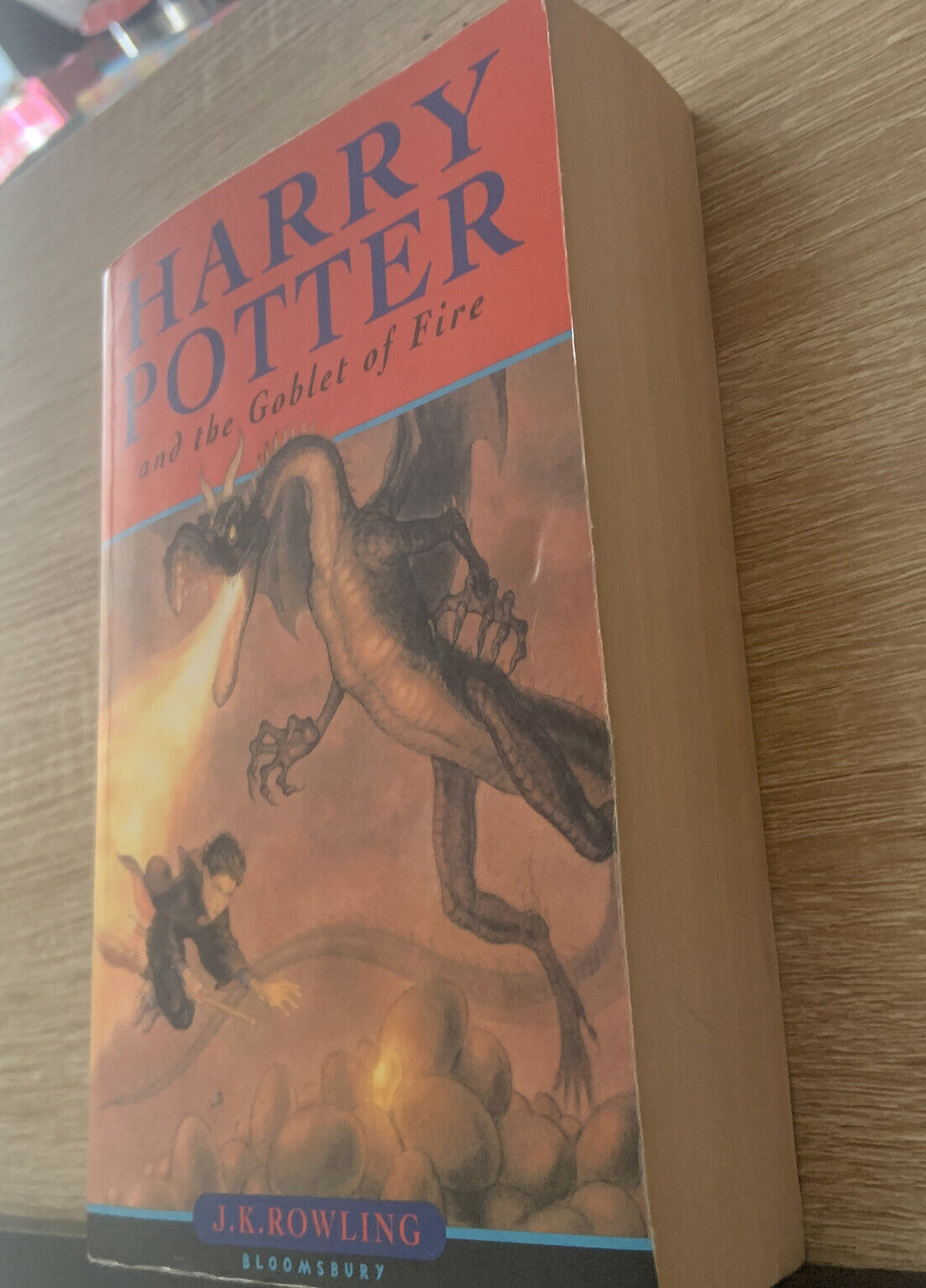 HARRY POTTER AND THE GOBLET OF FIRE J K Rowling 1st Ed UK 2000 PB Clays Ltd NEW