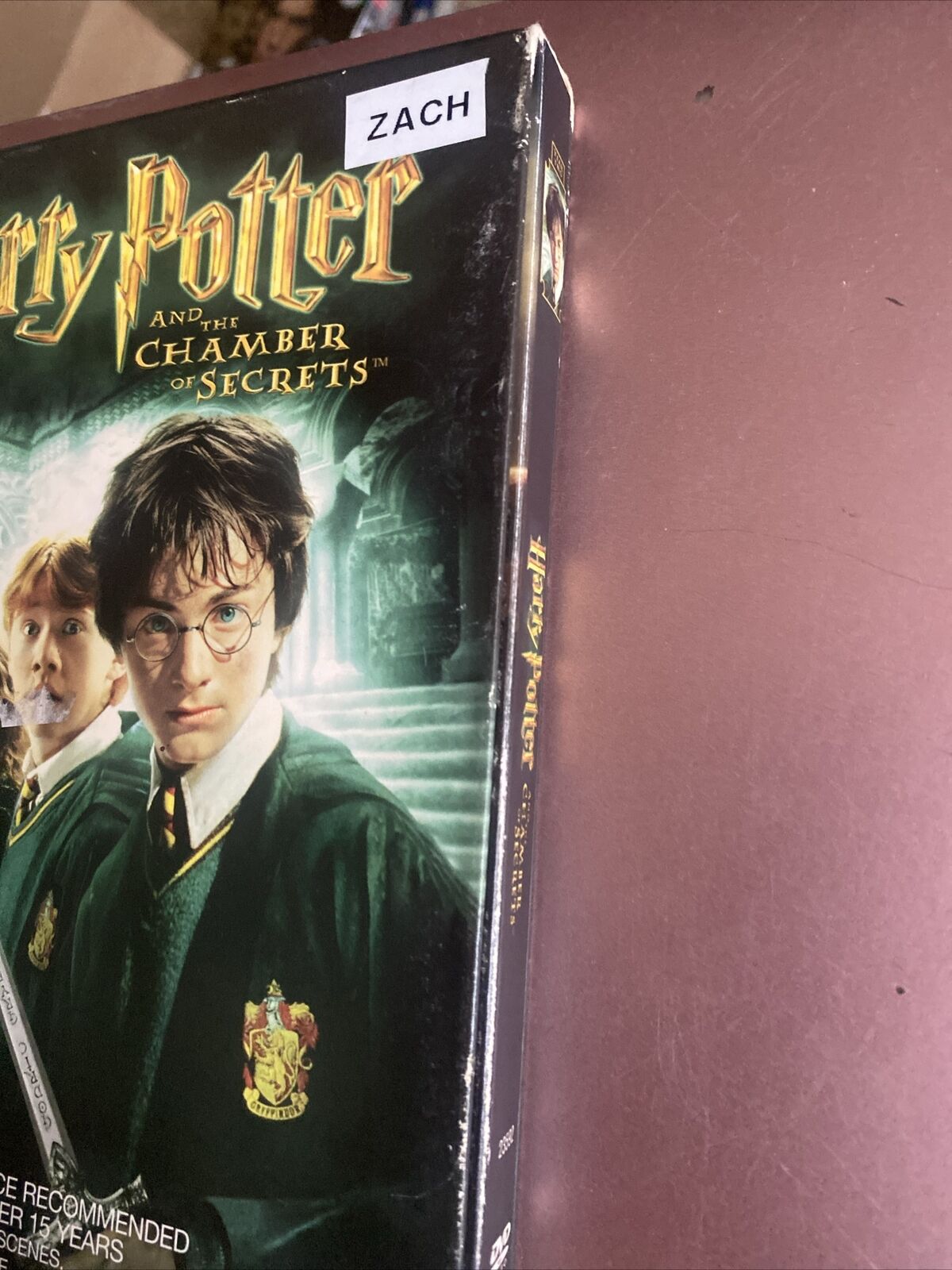 HARRY POTTER and the Chamber of Secrets DVD 2002 Cool Case 2 Disc Set Slipcover