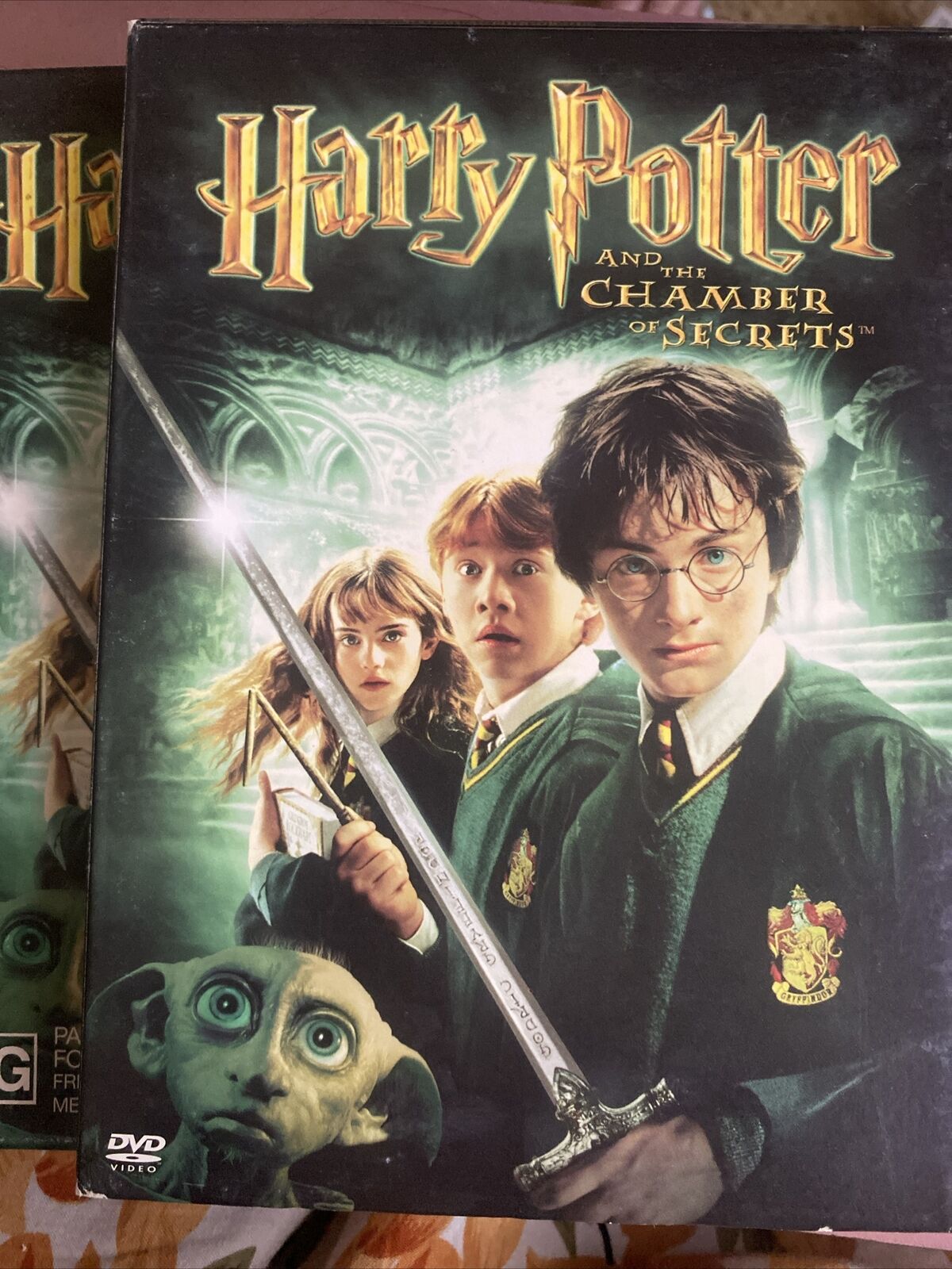 HARRY POTTER and the Chamber of Secrets DVD 2002 Cool Case 2 Disc Set Slipcover