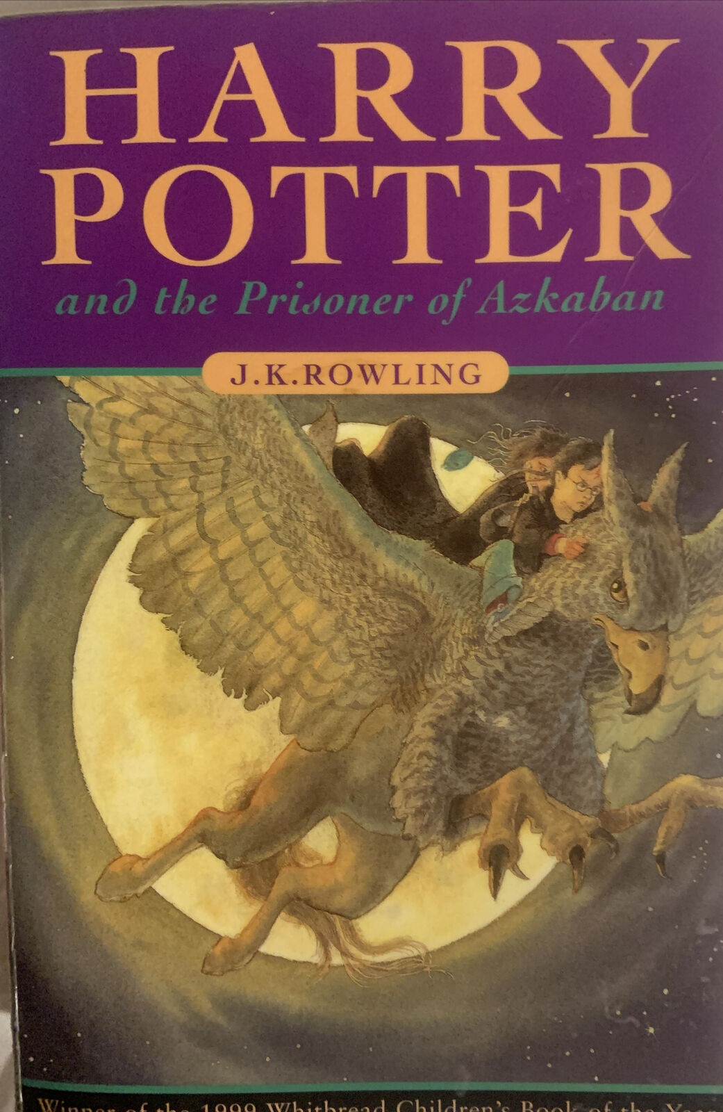 HARRY POTTER & The Prisoner Of Azkaban #3 J.K Rowling 1999 Book Australia Ed