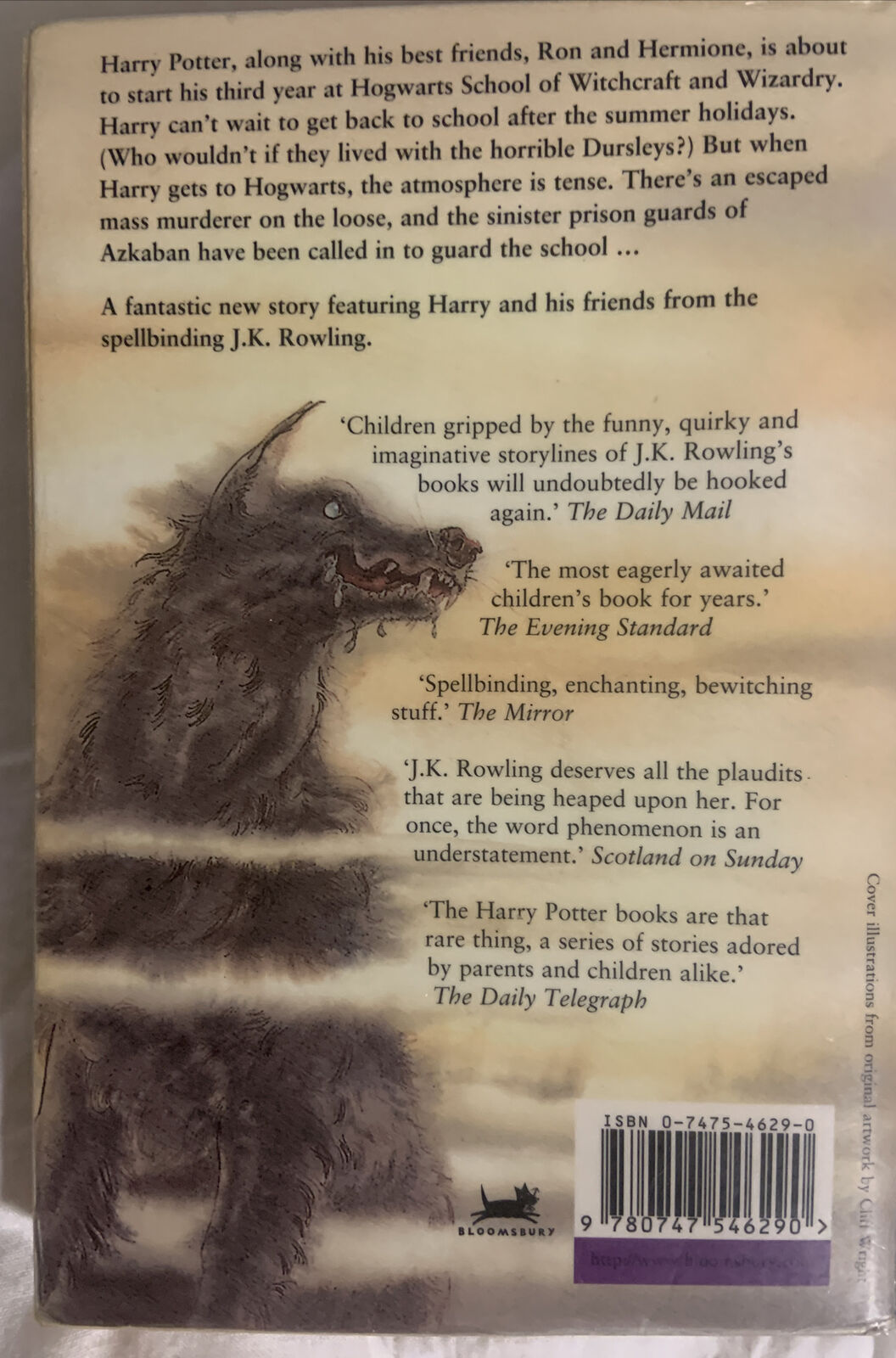 HARRY POTTER & The Prisoner Of Azkaban #3 J.K Rowling 1999 Book Australia Ed