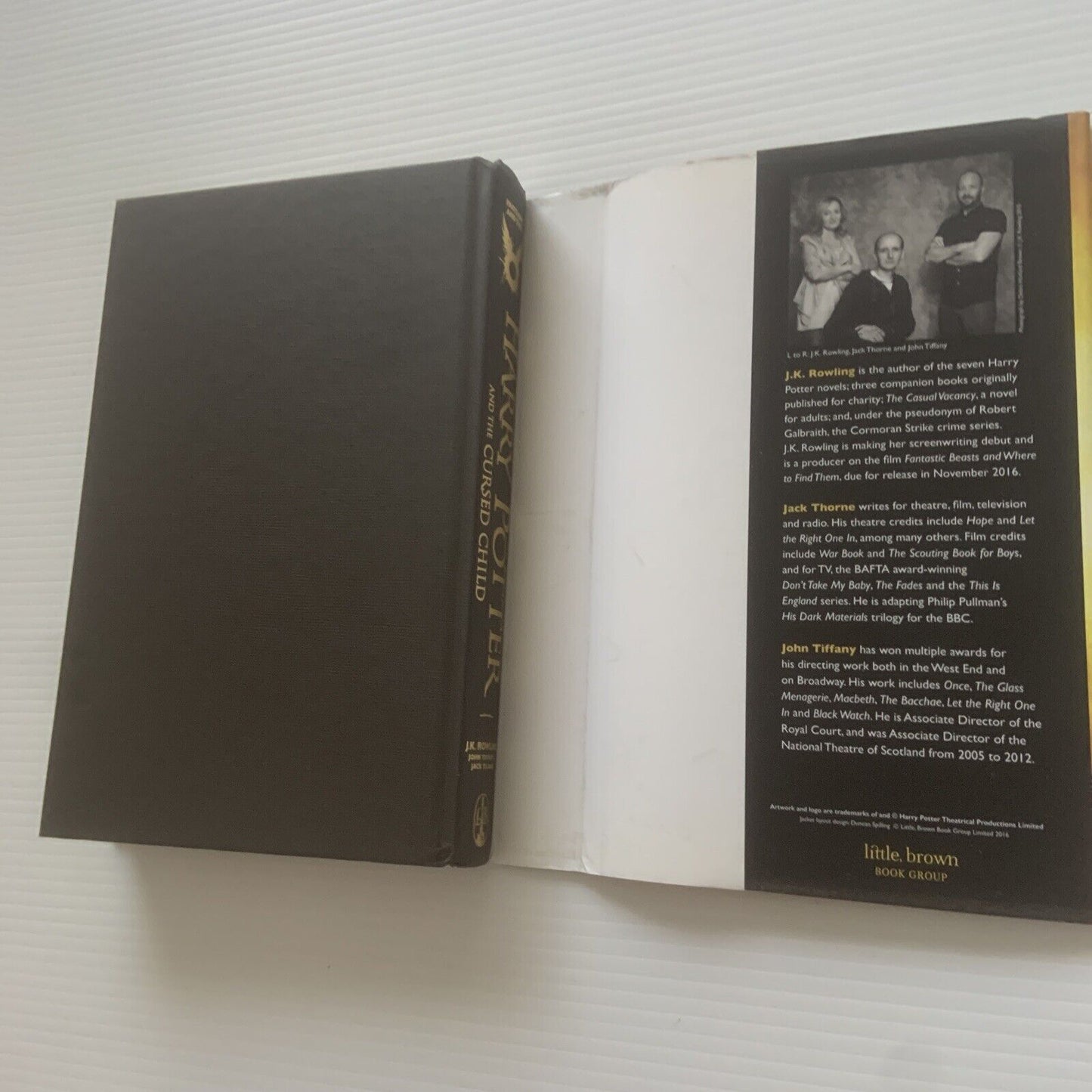 Harry Potter & The Cursed Child 2016 Special Rehearsal Edition Script HC DJ Book