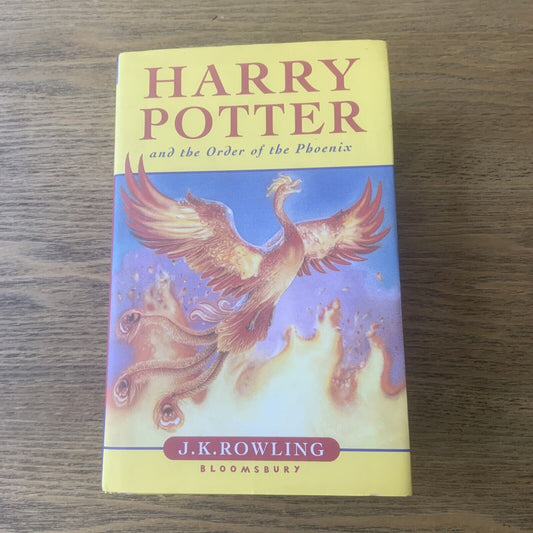 Harry Potter & the Order of the Phoenix JK Rowling 2003 1st Ed UK HC Acceptable