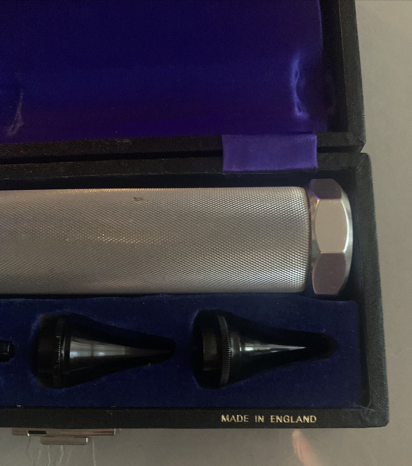 Vintage GOWLANDS Diagnostic OTOSCOPE SET in ORIGINAL CASE Made In England Case