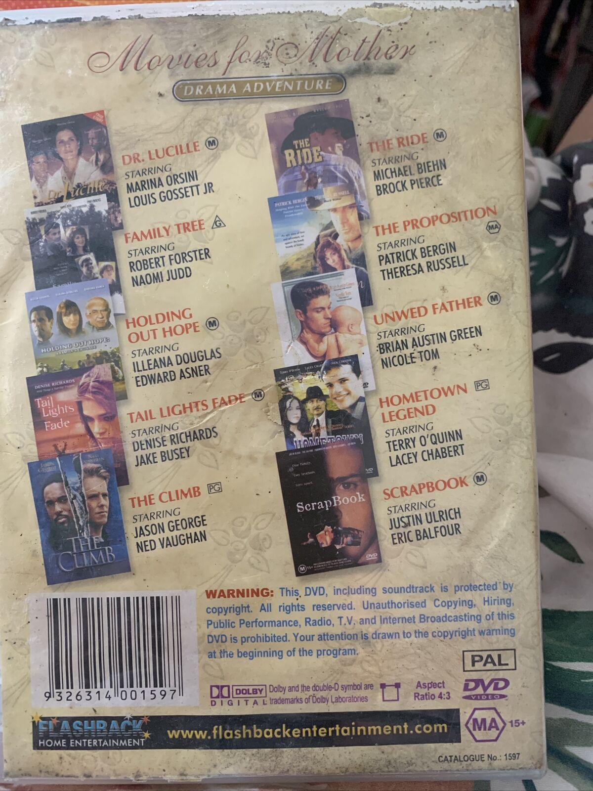 DVD Box Set Movies For Mother 4 Disc 10 Films Drama Adventure Films Pack Fat Box