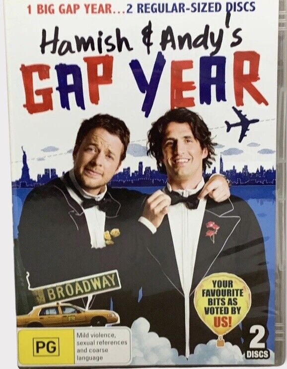 DVD Box Set Hamish And Andy’s Gap Years 6 Discs America Europe Asia Comedy R4