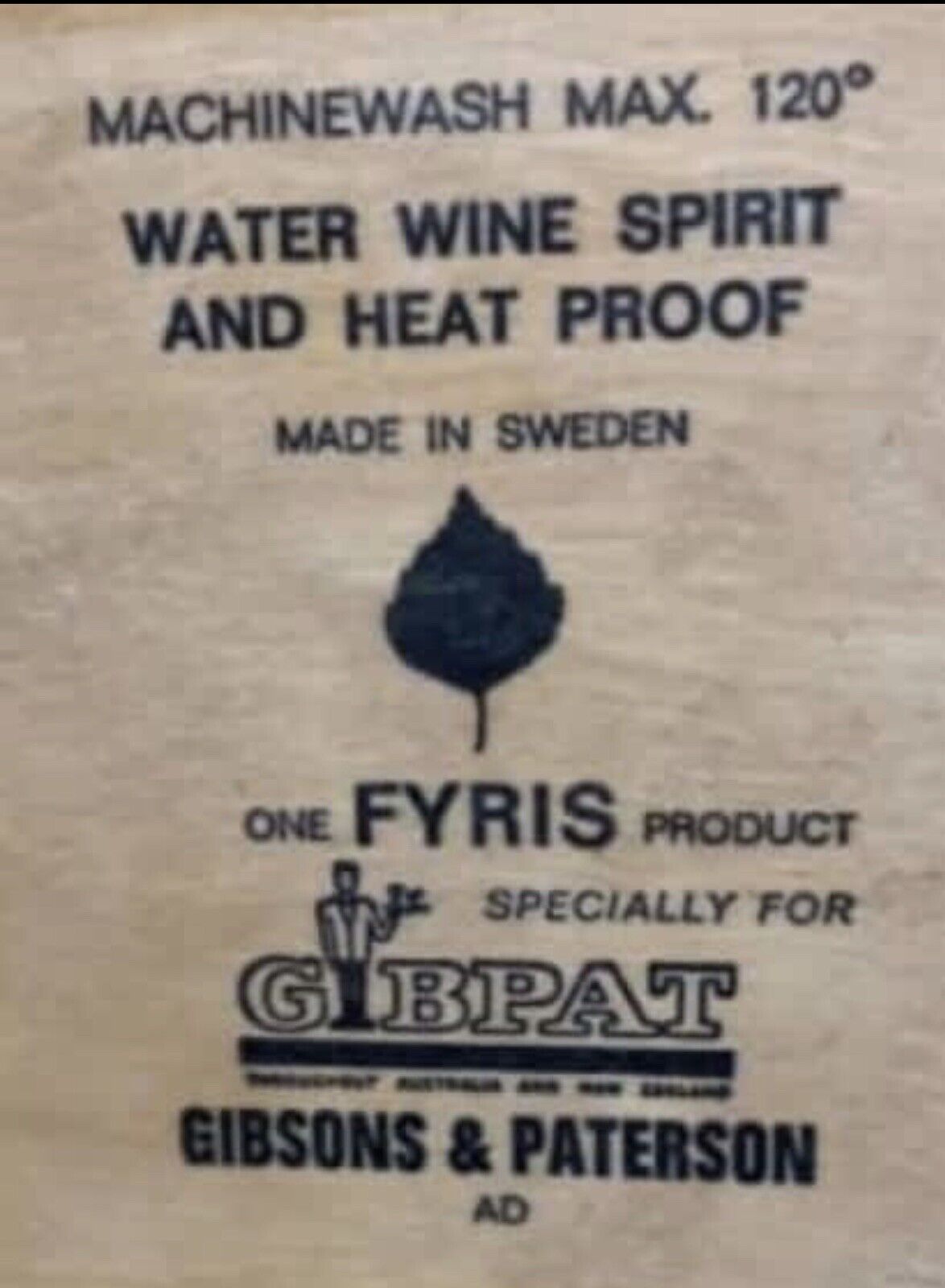 FYRIS GIBPAT SWEDEN 54cm Drink Food Service Tray w lip woodgrain Commercial A133