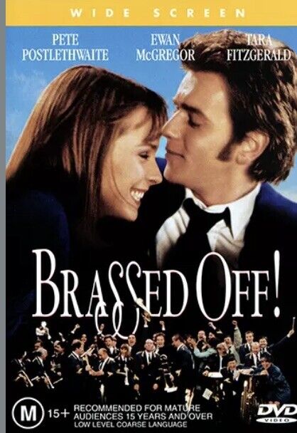 DVD BRASSED OFF Movie Ewan McGregor Tara Fitzgerald Romantic Comedy Like New