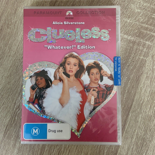 DVD CLUELESS Whatever Edition Alicia Silverstone American Comedy Sealed NEW