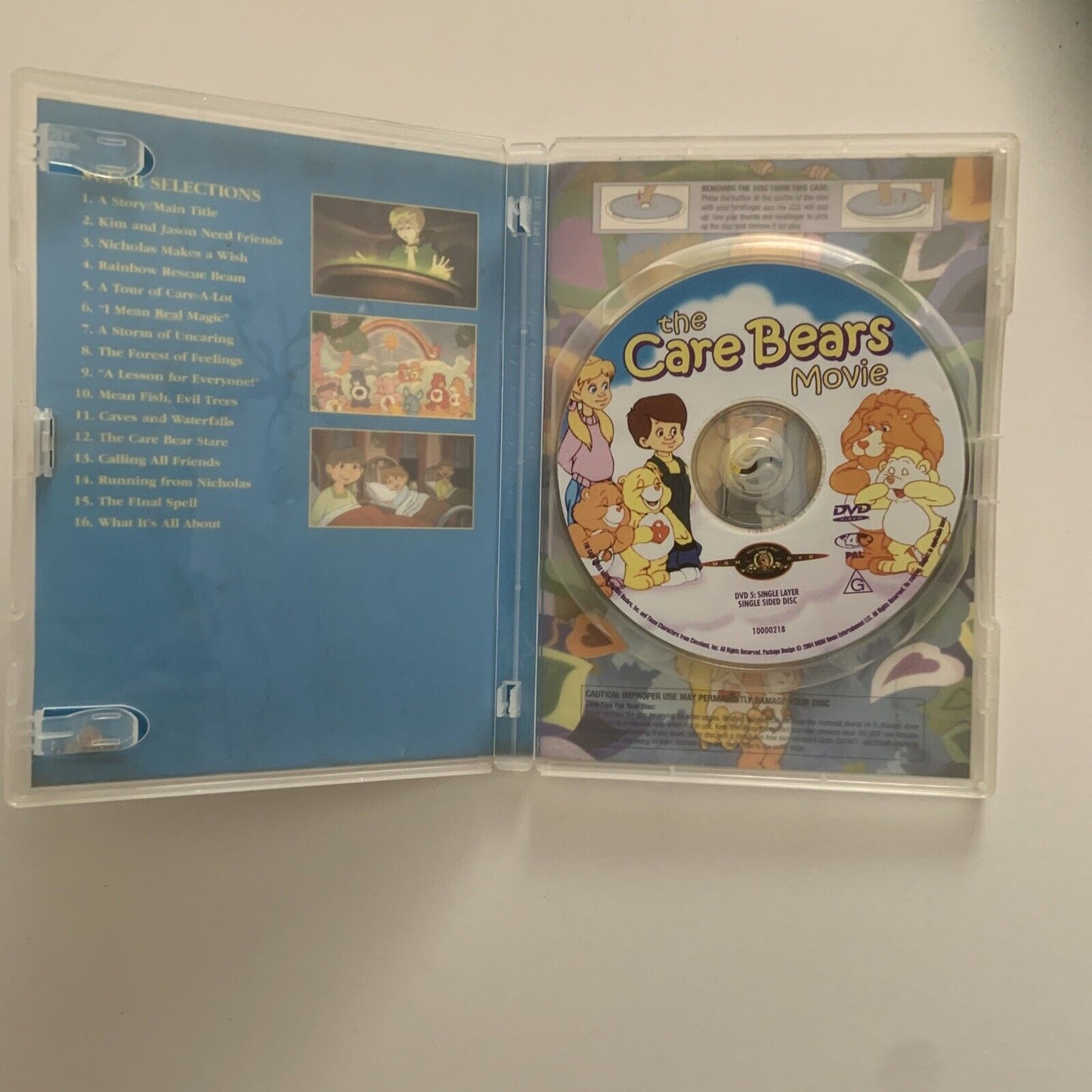 DVD The CARE BEARS Movie 1984 R4 Animation Kids Movie