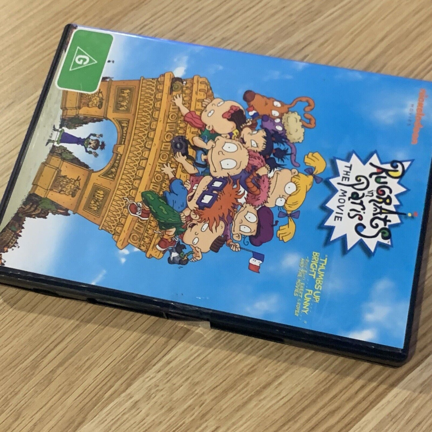 DVD RUGRATS IN PARIS The Movie Animation Kids Children Nickelodeon TV Series