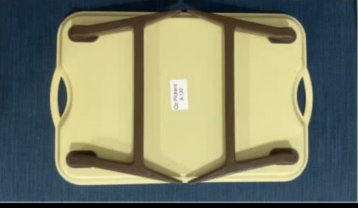 Vintage FOLDING Tray MCM Moulded Plastic Laptop Bed Lap Table Legs TV dinners