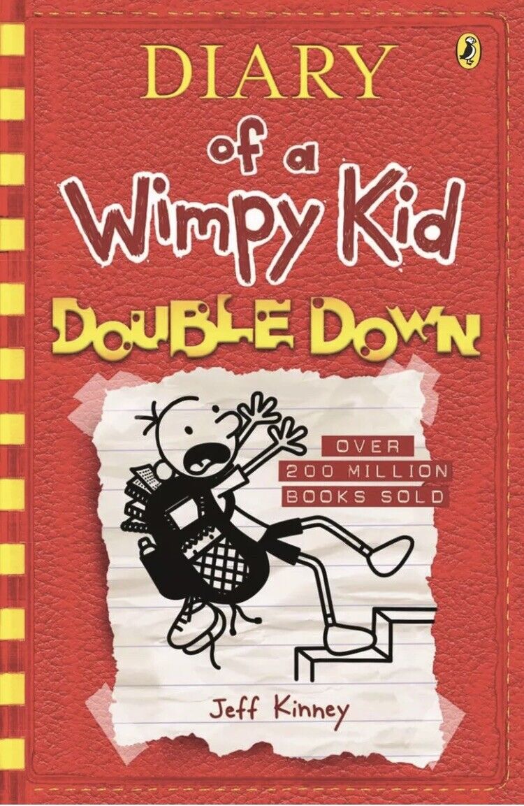 PB Book DIARY OF A WIMPY KID Book 11 DOUBLE DOWN by Jeff Kinney