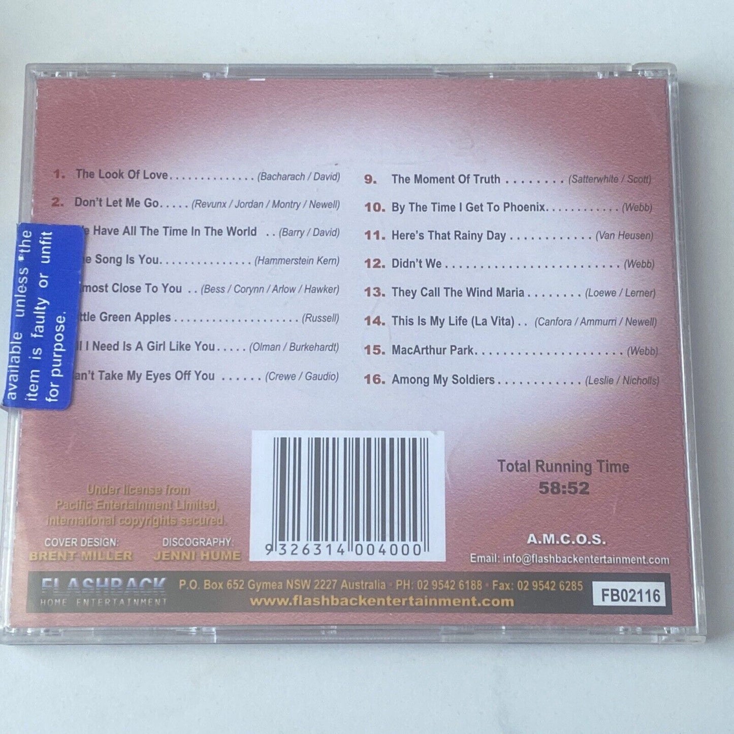 CD VIC DAMONE All I Need Is A Girl Like You 15 Tracks Sealed NEW