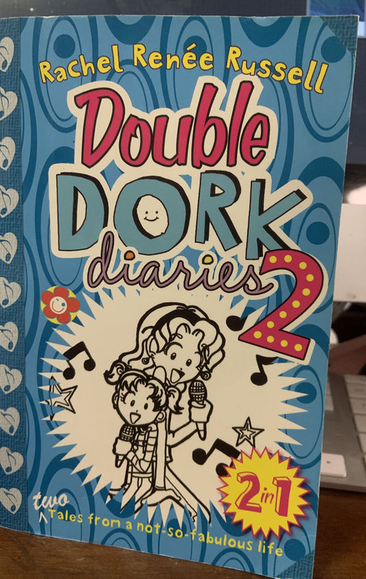 DOUBLE DORK DIARIES #2 Rachel Renee Russell  2013 Nikki MAXWELL 2 in 1 PB Book