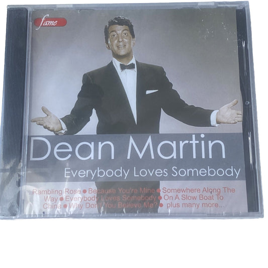 DEAN MARTIN Everybody Loves Somebody CD 12 Tracks Crooner Love Songs Sealed NEW