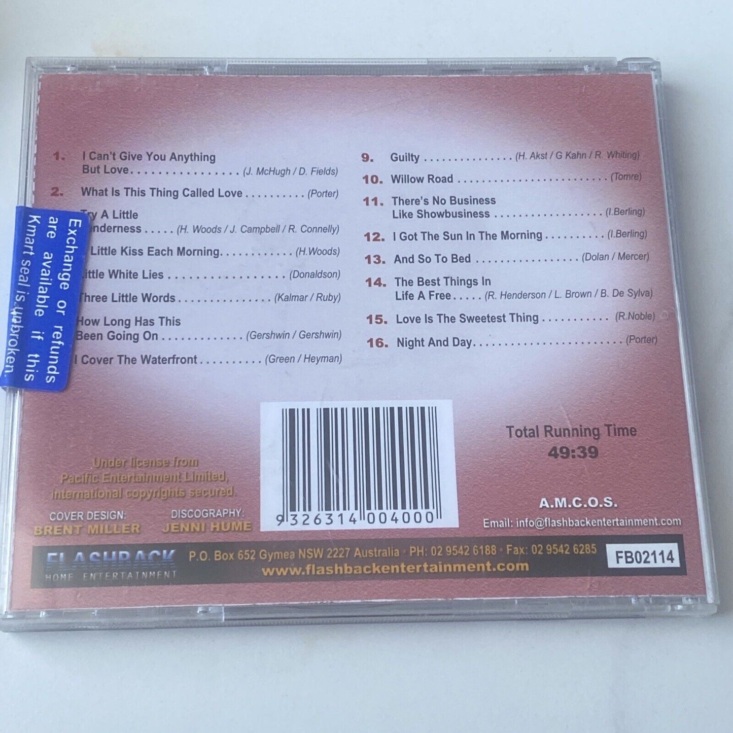 CD MEL TORME Try A Little Tenderness Vocal  16 Tracks Sealed NEW