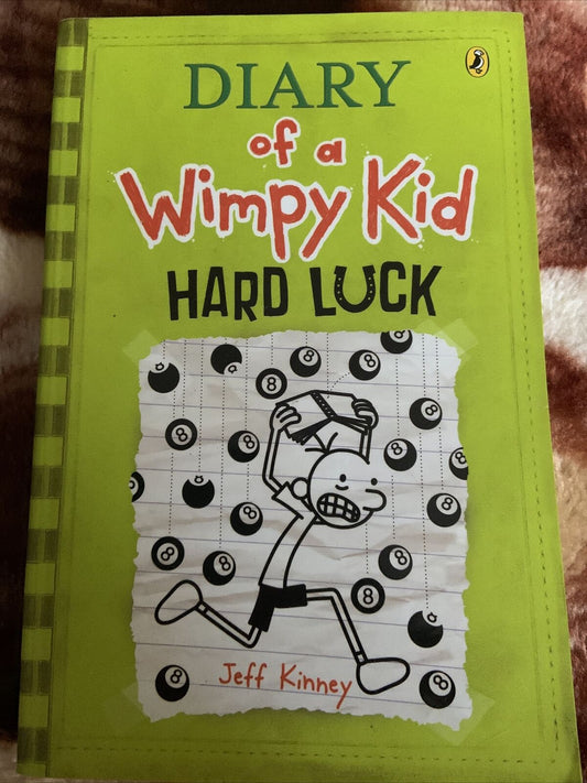 PB Book DIARY OF A WIMPY KID Hard Luck By Jeff Kinney
