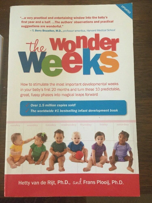 PB Book THE WONDER WEEKS Hetty Van De Rijt & Fran Plooj  2013 Baby Parenting